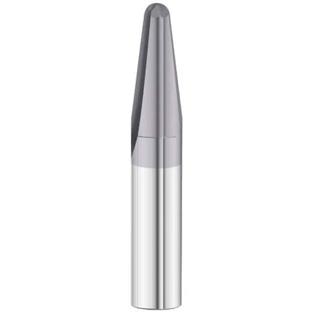 Fullerton Tool 2-Flute - 3261 Tapered Mill GP End Mills, TIALN, Straight, Ball, Standard, 1/8 38772
